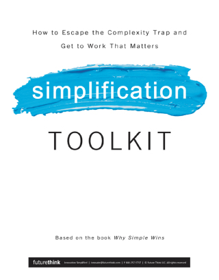 Cover image: Why Simple Wins Toolkit 1st edition 9781629562025