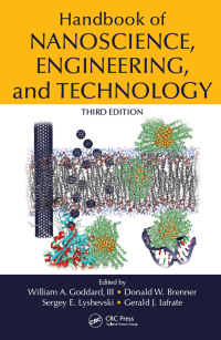 Cover image: Handbook of Nanoscience, Engineering, and Technology 3rd edition 9781138074620