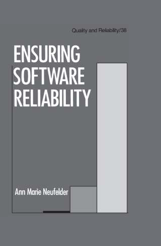 Cover image: Ensuring Software Reliability 1st edition 9780824787622
