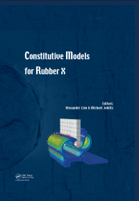 Cover image: Constitutive Models for Rubber X 1st edition 9781138030015