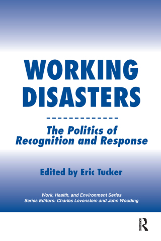 Imagen de portada: Working Disasters 1st edition 9780895033192