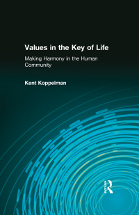 Cover image: Values in the Key of Life 1st edition 9781138473898