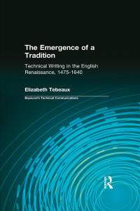 Cover image: The Emergence of a Tradition 1st edition 9780895031754