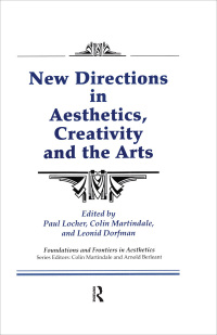 Immagine di copertina: New Directions in Aesthetics, Creativity and the Arts 1st edition 9780415784610