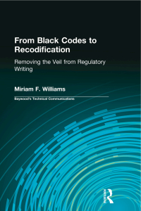Titelbild: From Black Codes to Recodification 1st edition 9781138637955