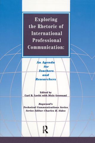 Cover image: Exploring the Rhetoric of International Professional Communication 1st edition 9780895031914