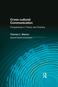 Imagen de portada: Cross-cultural Communication 1st edition 9780895033185