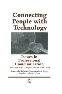 صورة الغلاف: Connecting People with Technology 1st edition 9781138637306