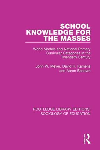 Titelbild: School Knowledge for the Masses 1st edition 9780415788557
