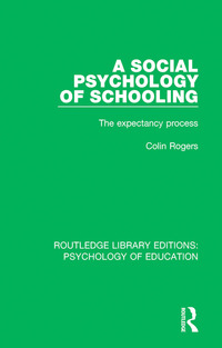 Omslagafbeelding: A Social Psychology of Schooling 1st edition 9780415788472