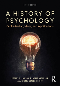 Imagen de portada: A History of Psychology 2nd edition 9780415788274
