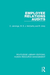 Titelbild: Employee Relations Audits 1st edition 9780415786614