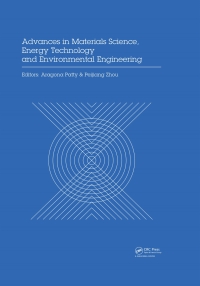 صورة الغلاف: Advances in Materials Sciences, Energy Technology and Environmental Engineering 1st edition 9780367736637