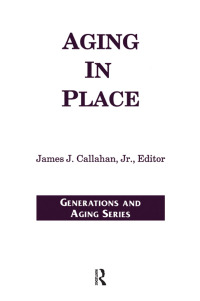 Cover image: Aging in Place 1st edition 9780415785174