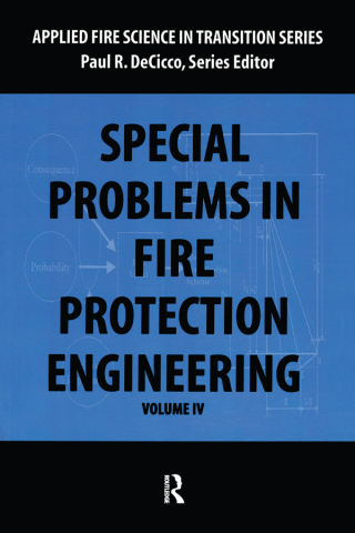 Cover image: Special Problems in Fire Protection Engineering 1st edition 9780415784917
