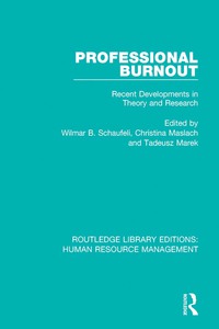 Imagen de portada: Professional Burnout 1st edition 9780415786119