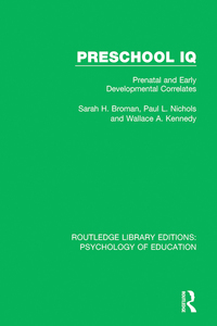 Immagine di copertina: Preschool IQ 1st edition 9780415784436