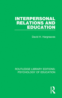 Cover image: Interpersonal Relations and Education 1st edition 9781138293991