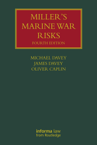 صورة الغلاف: Miller's Marine War Risks 4th edition 9780415317566