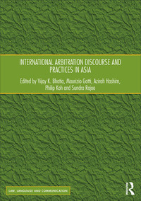 Imagen de portada: International Arbitration Discourse and Practices in Asia 1st edition 9780367594824