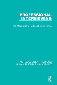 Cover image: Professional Interviewing 1st edition 9780415391894