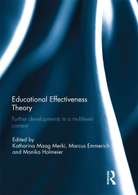 Imagen de portada: Educational Effectiveness Theory 1st edition 9780367109462