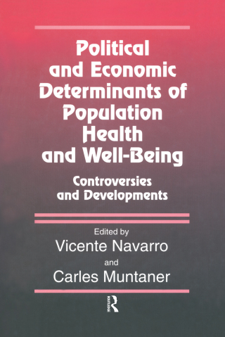 Cover image: Political And Economic Determinants of Population Health and Well-Being: 1st edition 9780895032782