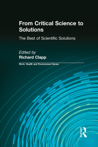 Omslagafbeelding: From Critical Science to Solutions 1st edition 9780895034083