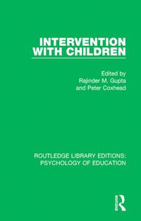 صورة الغلاف: Intervention with Children 1st edition 9781138293816