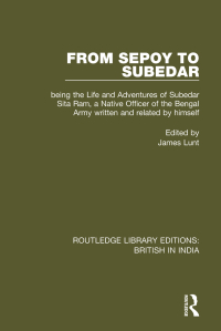 Titelbild: From Sepoy to Subedar 1st edition 9781138292871