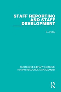 Cover image: Staff Reporting and Staff Development 1st edition 9781138292758