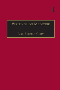 Cover image: Writings on Medicine 1st edition 9780754602149