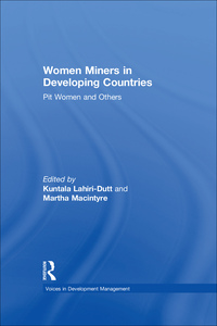 Omslagafbeelding: Women Miners in Developing Countries 1st edition 9781138264403
