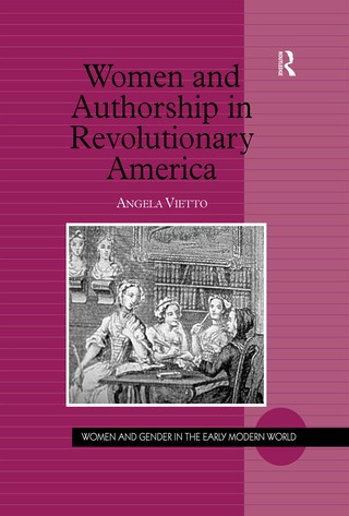 Imagen de portada: Women and Authorship in Revolutionary America 1st edition 9781138262942