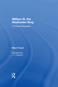 Titelbild: William III, the Stadholder-King 1st edition 9780754650713
