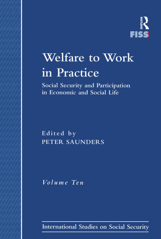 Cover image: Welfare to Work in Practice 1st edition 9781138266735