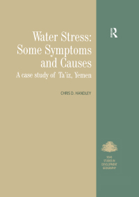Imagen de portada: Water Stress: Some Symptoms and Causes 1st edition 9781138258068