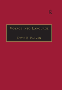 Imagen de portada: Voyage into Language 1st edition 9780754606970