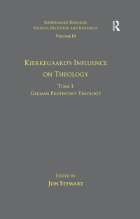 Imagen de portada: Volume 10, Tome I: Kierkegaard's Influence on Theology 1st edition 9781138269903