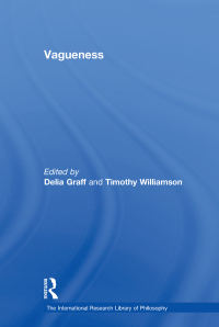 Cover image: Vagueness 1st edition 9780754620808