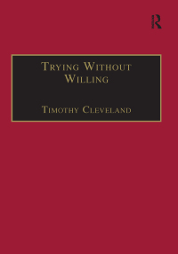 表紙画像: Trying Without Willing 1st edition 9781859726747