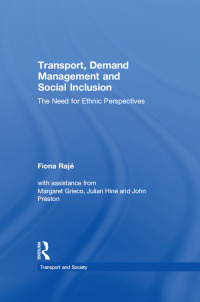 Imagen de portada: Transport, Demand Management and Social Inclusion 1st edition 9781138254855