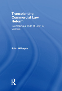 Imagen de portada: Transplanting Commercial Law Reform 1st edition 9780754647041