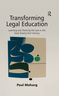 Imagen de portada: Transforming Legal Education 1st edition 9780754649700