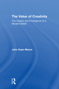 Omslagafbeelding: The Value of Creativity 1st edition 9780754607601