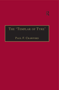 Cover image: The 'Templar of Tyre' 1st edition 9781032180175