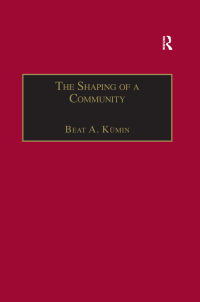 Cover image: The Shaping of a Community 1st edition 9781859281642