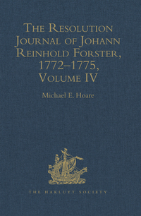 Omslagafbeelding: The Resolution Journal of Johann Reinhold Forster, 1772–1775 1st edition 9781032294094