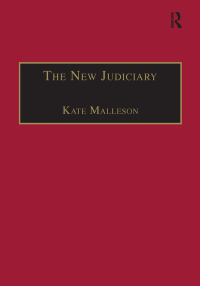 Omslagafbeelding: The New Judiciary 1st edition 9781840140774