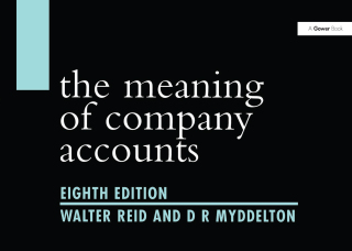 Cover image: The Meaning of Company Accounts 8th edition 9780566086601